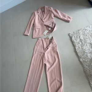 Motf Elegant Pink Women's Suit Set